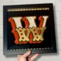 Gold Typography Wall Art 'Circus Letter W', thumbnail 1 of 7