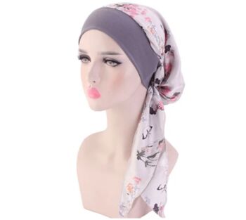 Pre Tied Chemo Headscarf Satin, 10 of 11