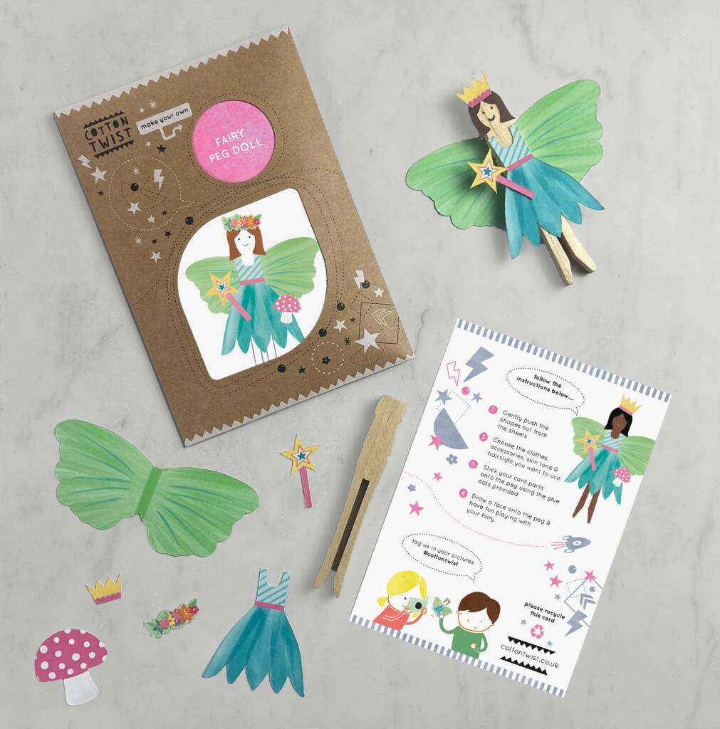 Make Your Own Fairy Peg Doll Kit, 1 of 7