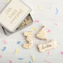 Happy Woofday Iced Dog Biscuit Sprinkle Tin, thumbnail 3 of 3