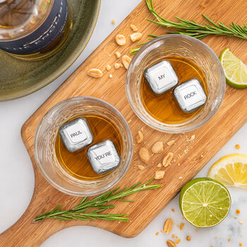 Personalised Stainless Steel Ice Cubes, 6 of 12