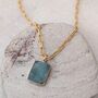 The Rectangle Emerald Necklace, thumbnail 2 of 9