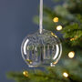 Personalised Wedding Family Tree Dome Bauble, thumbnail 1 of 3