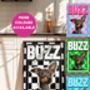 Custom Pet Dog Cat Portrait Checkerboard Print, thumbnail 1 of 5