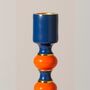 Two Tone Aluminium Balloon Candle Holder, thumbnail 2 of 3