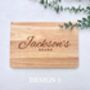 Personalised Wooden Chopping Board – Custom Engraved Kitchen Board Gift, thumbnail 1 of 7