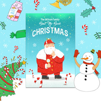 Personalised 'Beat The Book' Christmas Quiz Book, 2 of 8