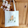 Dog And Butterfly Tote Bag | Cocker Spaniel, thumbnail 8 of 9