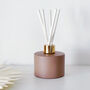 Matt Coffee Brown Diffuser Bottle And Reed Set, thumbnail 6 of 9