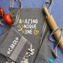 Personalised Soft Cotton Apron, Tea Towels, thumbnail 3 of 12