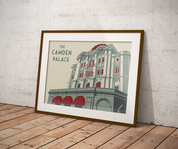 Camden Palace London Travel Poster Art Print, 5 of 8