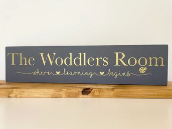 Personalised Wooden Plaque Nursery Leavers Gift, 4 of 5