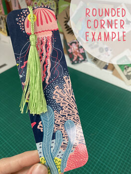Cat Themed Personalised Bookmark, 9 of 9