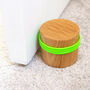Oak And Coloured Leather Door Stop, thumbnail 4 of 12