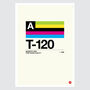 T Lab T120 Retro Tech Print, thumbnail 1 of 3