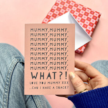 Funny Mother's Day Snack Card, 3 of 8