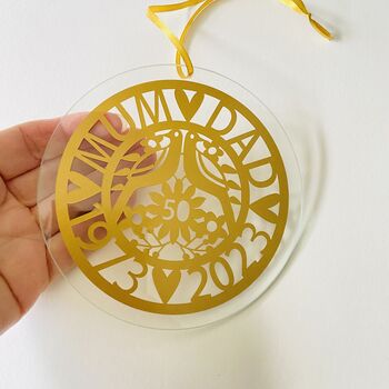 Golden Anniversary Hanging Ornament, 9 of 11