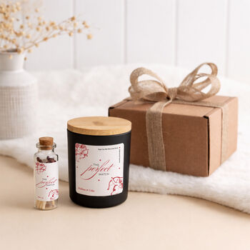 Personalised Valentine’s Candle Gift Set With Matches Jar, 4 of 10
