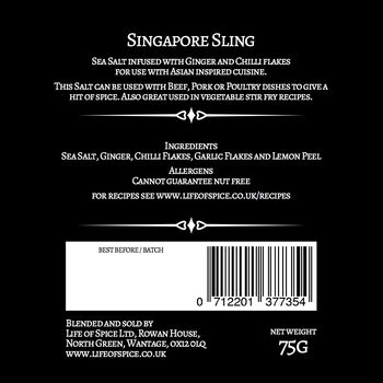 Singapore Sling Gourmet Sea Salt, 5 of 5