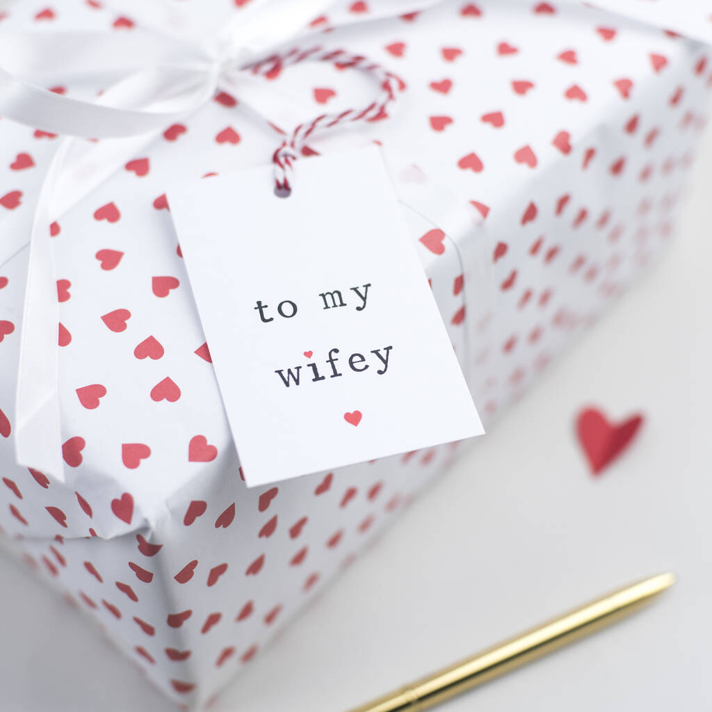 'To My Hubby Or Wifey' Gift Tag, 1 of 3