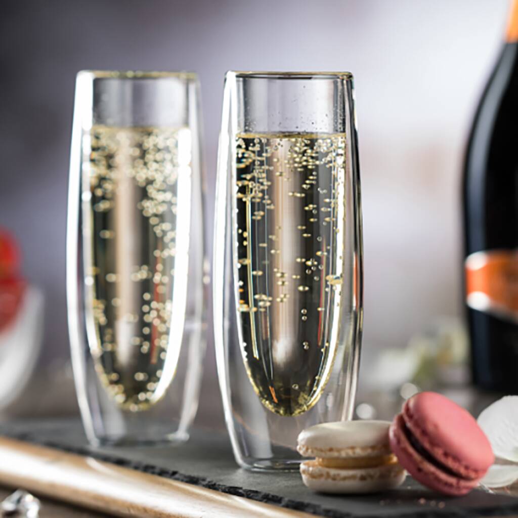 Personalised Stemless Champagne Glass By Duncan Stewart 6105