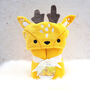 Personalised Buttercup The Deer Baby Towel, thumbnail 3 of 8