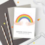 Sending Huge Hugs Rainbow Card, thumbnail 1 of 2