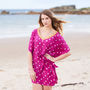 Pink Luxury Silk Hand Dyed Kaftan, thumbnail 1 of 5