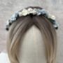 Pale Baby Blue Flower Headband, thumbnail 3 of 3