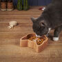Personalised Eco Friendly Cat Food Bowl Made In Britain, thumbnail 2 of 7