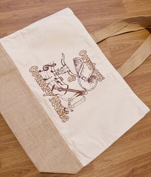 Cowboys And Country Music Tote Bag, 2 of 2