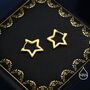Sterling Silver Star Huggie Hoop Earrings, thumbnail 3 of 12