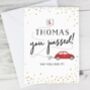 Personalised Passed Driving Test Card, thumbnail 1 of 4