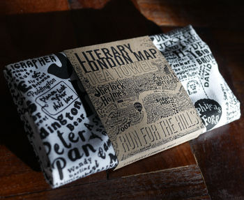 Literary London Map Tea Towel, 10 of 12