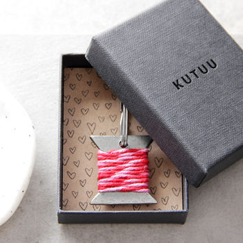 'I'd Be A Mess Without You' Bobbin Keyring, 7 of 7