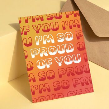 So Proud Of You Greeting Card, 3 of 4