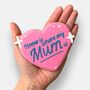 Home Is Where My Mum Is Love Heart Iced Biscuit Mother's Day Letterbox Gift, thumbnail 2 of 11