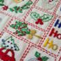 Christmas Advent Calendar Hand Embroidery Kit, thumbnail 6 of 12