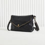 Luxury Black Leather Stud Handbag With Optional Personalisation, thumbnail 5 of 5
