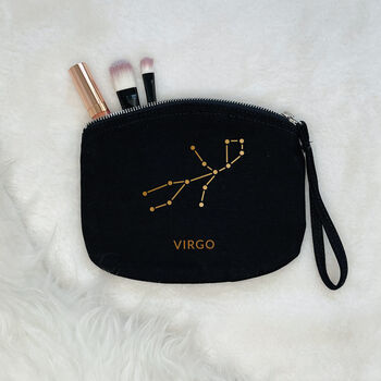 Zodiac Constellations Star Sign Make Up Bag, 3 of 8