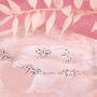 Friendship Bow Bracelet And Matching Earrings Set, thumbnail 5 of 6