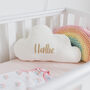 Personalised Cloud Cushion For Baby's Nursery, thumbnail 1 of 3
