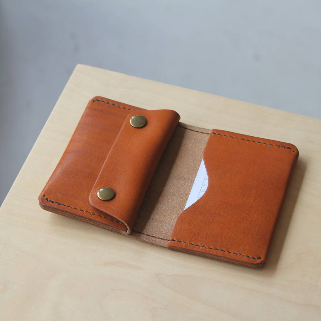 Personalised Leather Wallet With Coin Pouch By Hyde Wares ...