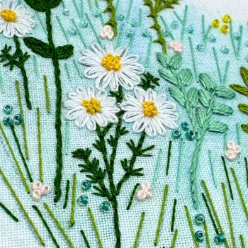 Flower Garden Embroidery Kit, 8 of 12