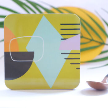 Set Of Coasters With Abstract Painting Designs, 6 of 11