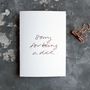 'Sorry For Being A Dick' Rose Gold Foil Card, thumbnail 5 of 6