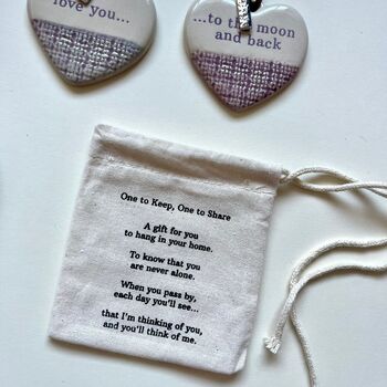 Love One To Keep, One To Share Ornament Set, 4 of 4
