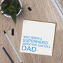 Superhero Dad Badge Card, thumbnail 5 of 5