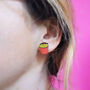 Fries Stud Earrings, thumbnail 4 of 4