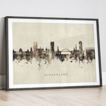 Sunderland Skyline Cityscape Art Print, 12 of 12